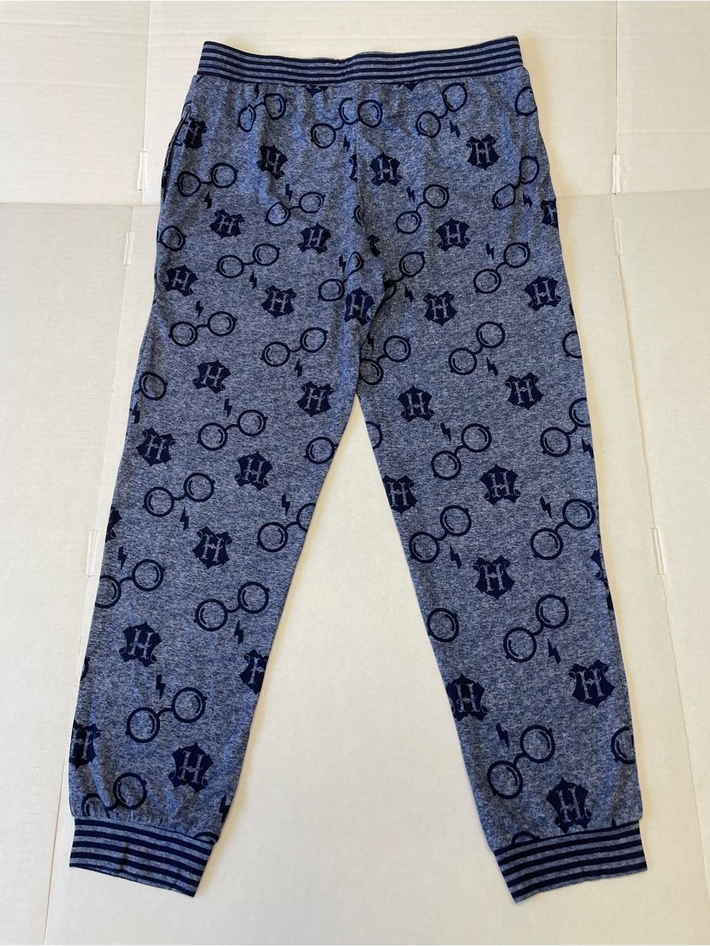 Hairy Potter Women’s Medium Pajamas Set Blue Wizarding World Top Shirt Joggers - Picture 7 of 15